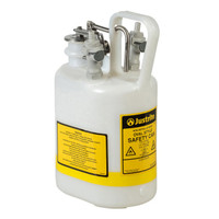JT-12160 - WASTE CONTAINER, Justrite 1-gallon oval PE JT-12160 - WASTE CONTAINER, Justrite 1-gallon oval PE