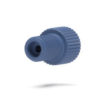 LT-115B - Nut Super Flangeless Short 1/16in PEEK Blue