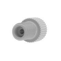 LT-115GY - Nut Super Flangeless Short 1/16in PEEK Gray