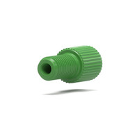 P-220G - Flangeless Male Nut 1/16in Polypropylene Green P-220G - Flangeless Male Nut 1/16in Polypropylene Green