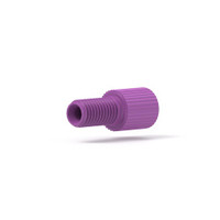 P-338 - Flangeless Male Nut 1/8in Delrin Purple P-338 - Flangeless Male Nut 1/8in Delrin Purple