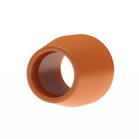P-343 - Flangeless Ferrule 3.0mm Tefzel Orange P-343 - Flangeless Ferrule 3.0mm Tefzel Orange