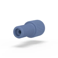P-255B - SuperFlangeless Male Nut 1/16in PEEK Blue