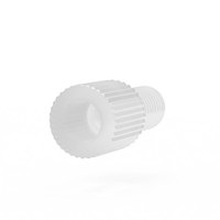P-320BLK - Flangeless Male Nut 1/8in Polyprop Black P-320BLK - Flangeless Male Nut 1/8in Polyprop Black