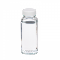 W216874 - 4 OZ BTL, FrenchSquares, Clear, 24/CS