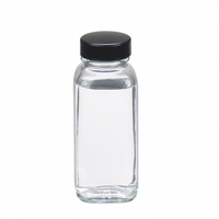W216886 - 4 OZ BTL, FrenchSquares, Clear, 24/CS