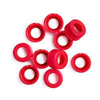 5190-6172 - Red Screw Caps for 40mL Vials 100/pk 5190-6172 - Red Screw Caps for 40mL Vials 100/pk
