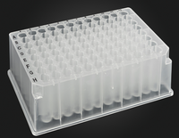 96-6002N - 96 well plate, 2 mL round U-bottom, 50/cs