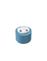 CT-38X3T - SOLVENT EXTRACTION CAP for GL38 glass bottle, 3-port PTFE with PP collar