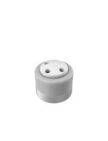 CT-38NX3T - SOLVENT EXTRACTION CAP for 38-430 plastic bottle, 3-port PTFE with PP collar