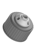 CT-83P4XL - MANIFOLD for 83B threaded container, 4-Port, size XL, (1) 1/2" NPT, (3) 1/4" NPT, PP