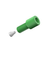 CT-CPA16X - COMPRESSION FITTING for 1/16" OD tubing, type A 1/4-28, green PP, 10PK