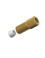 CT-CKB40 - COMPRESSION FITTING for 4.0mm OD tubing, type B 5/16-24, brown PEEK