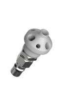 CT-JSP7M - MANIFOLD for Justrite steel quick disconnect, 7-Port, size M, (4) 1/8" NPT, (3) 1/4-28, PP