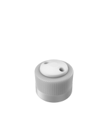 CT-38NX2T - SOLVENT EXTRACTION CAP for 38-430 plastic bottle, 2-port PTFE with PP collar