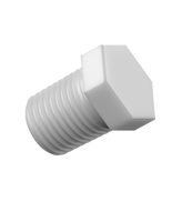 CT-PPDX - PLUG for type D 1/4" NPT ports, PP, 10PK