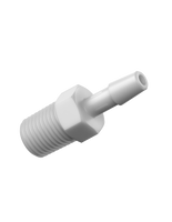 CT-BPD64 - BARBED FITTING for 1/4" ID tubing, type D 1/4" NPT, PP