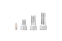 15-20-03840 - EXP Hex Head Male Nuts & Ferrules short 10/pk