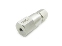 250-2000UHP - In-Line Check Valve With 1/8" Ball Cartridge