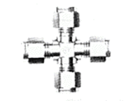 0100-0996 - Cross 1/8 inch Stainless
