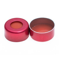 408007 - Red Cr. Cap, Rubber/PTFE, Pk/100 408007 - Red Cr. Cap, Rubber/PTFE, Pk/100