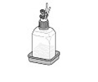 5043-1221 - A- Line 6L waste can + GL45 4 ports cap