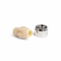 5063-6592 - 1/32" Ferrule and SS lock ring, 10/PK 5063-6592 - 1/32" Ferrule and SS lock ring, 10/PK