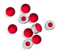 5180-0842 - 8mm Crimp Cap PTFE/Silicone sept 500/PK 5180-0842 - 8mm Crimp Cap PTFE/Silicone sept 500/PK