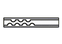 5183-2037 - PTV Liner, Multi Baffled, Deactivated 5183-2037 - PTV Liner, Multi Baffled, Deactivated
