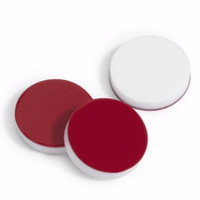 5183-4437 - Red PTFE/Si septa, 8mm, 100/PK 5183-4437 - Red PTFE/Si septa, 8mm, 100/PK