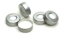 5183-4477 Cap, crimp, headspace, aluminum, PTFE/silicone septa, 20 mm, 100/pk. Cap size: 20 mm 5183-4477 Cap, crimp, headspace, aluminum, PTFE/silicone septa, 20 mm, 100/pk. Cap size: 20 mm