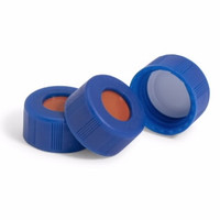 5190-7024 - Screw cap, bonded, blue, PTFE/red sil septum, 100/pk 5190-7024 - Screw cap, bonded, blue, PTFE/red sil septum, 100/pk