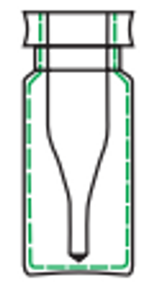 300 µL fused insert snap seal vial