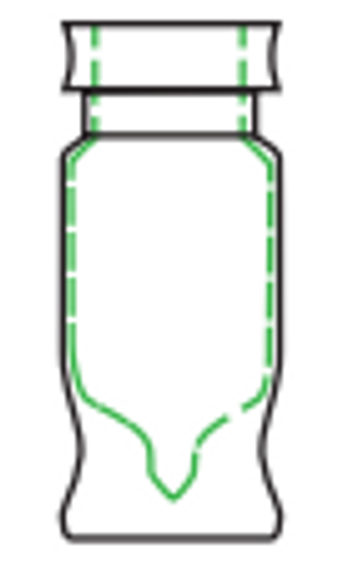 1.2 mL max recovery snap seal vial