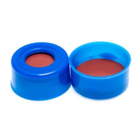 554011B - 11mm PolyCrimpSeal,PTFE/NatRub, Blue, 1000/pk