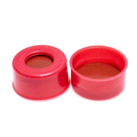 554011R - 11mm PolyCrimpSeal,PTFE/NatRub, Red, 1000/pk