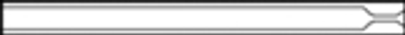 8004-0160 - Liner UI split sngl tapr 3.4mm 5pk V-B
