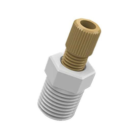 AC-108 - TUBING CONNECTION, 4.0mm OD tubing x 1/4" NPT