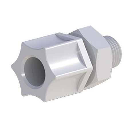 AC-116V - TUBING CONNECTION, 1/2" OD x 1/4" NPT,PP,5/pk