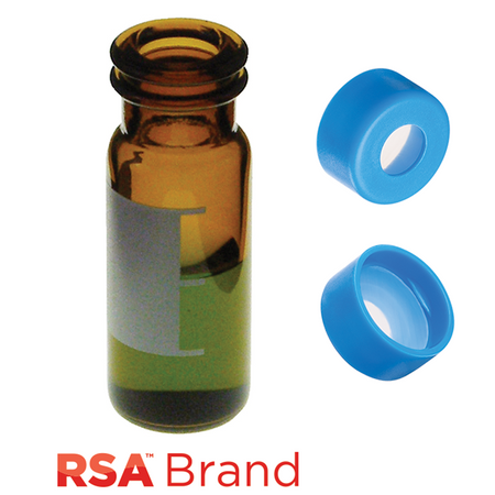 CP-1805GSA-RS - 2ml amber Write On Vials, 100/pk