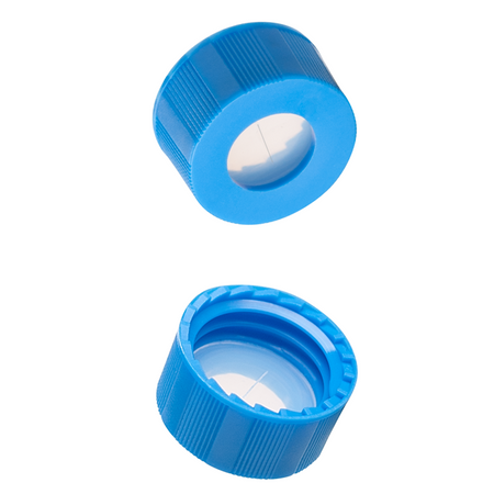 CTC-0955M-AQ - CAPS 9mm Screw AQR clear Sil/PTFE 1000/cs