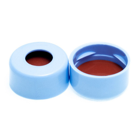 CTC-1308B - Snap TOP Cap, Nat. Rubber/PTFE, Blue, 1000/pk