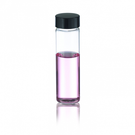 W224591 - 40mL Clear Lab File Vial, TFE Cap, 72/pk