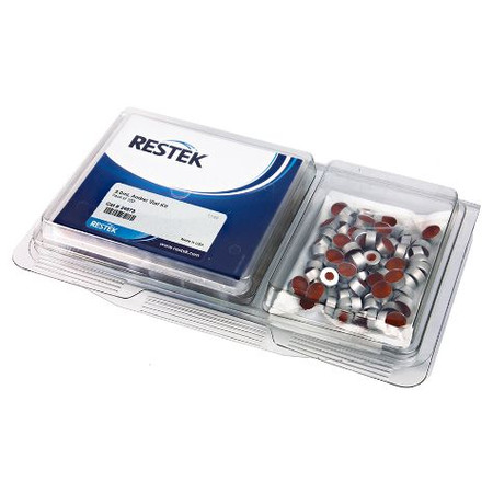 RTK-24674 - Vial, Cap & Septa 2ml Clr Red PTFE/Sil/Red PT