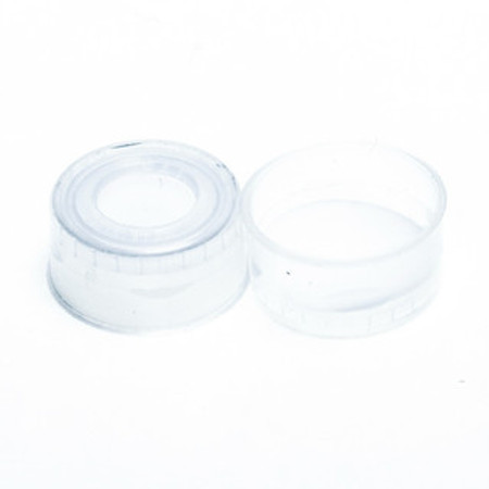 551011-CS - 11 mm Clear PolyCrimp Cap, 10 mil PTFE, 1000/CS