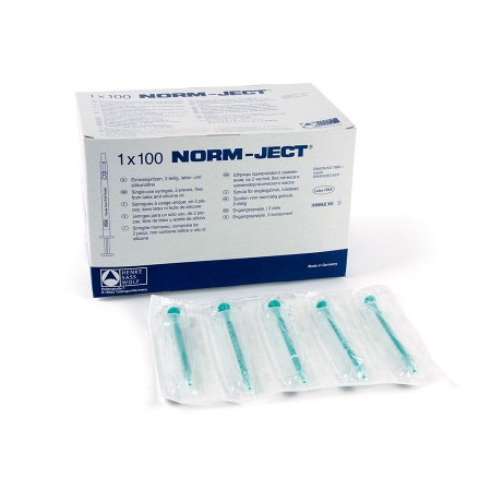 RTK-22766 - Norm-Ject Plastic Syringe 1mL Luer Slip Tuberculin  100pk