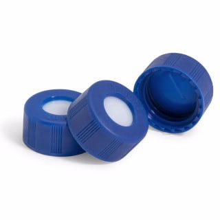 5190-7023 - BND Blu Scr Cap Pslit PTFEWht Si septa100/pk - Chrom