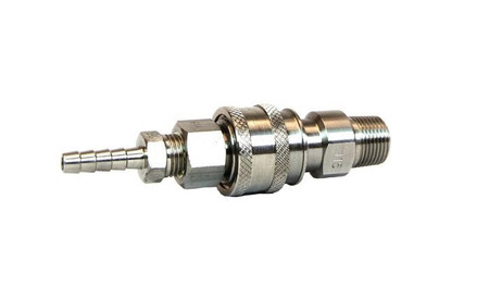 JT-12001 - SS Disconnect fitting, PTFE 1/4"