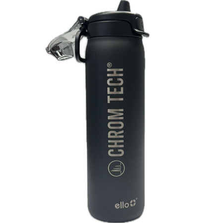 MKTG-ELLO - Chrom Tech Ello Pop and Fill, Black, Laser Engraved