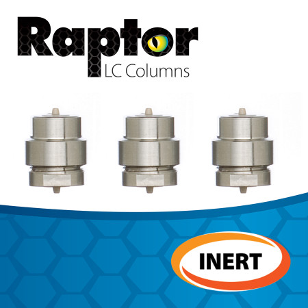 RTK-9314A0252-T - Raptor Inert ARC-18 2.7 µm EXP Guard Column Cartridge 5 x 2.1 mm, 3-pk
